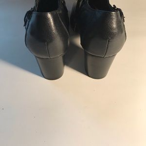Moon walkers leather black ankle boots